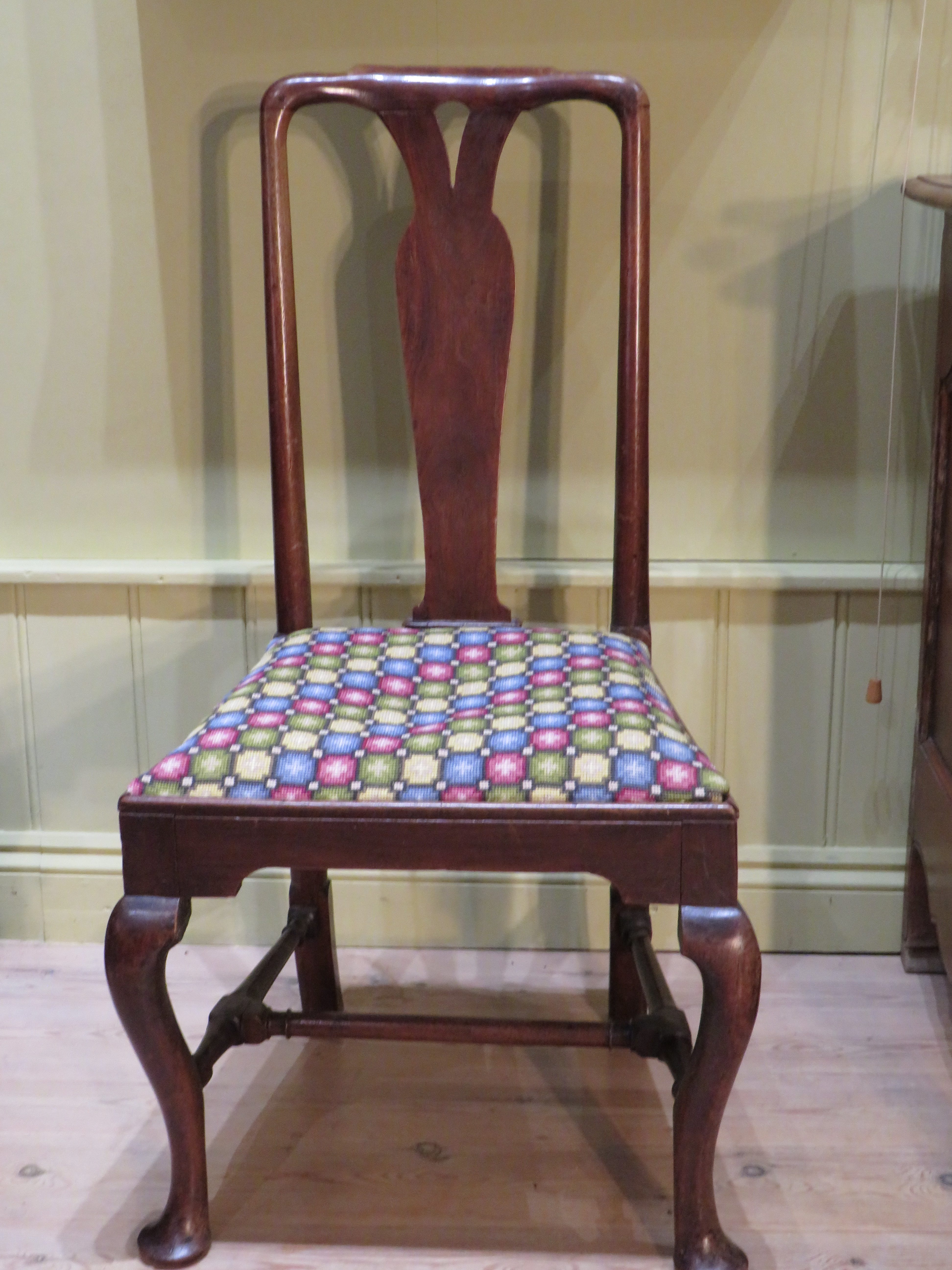 Queen Anne walnut side chair circa 1710