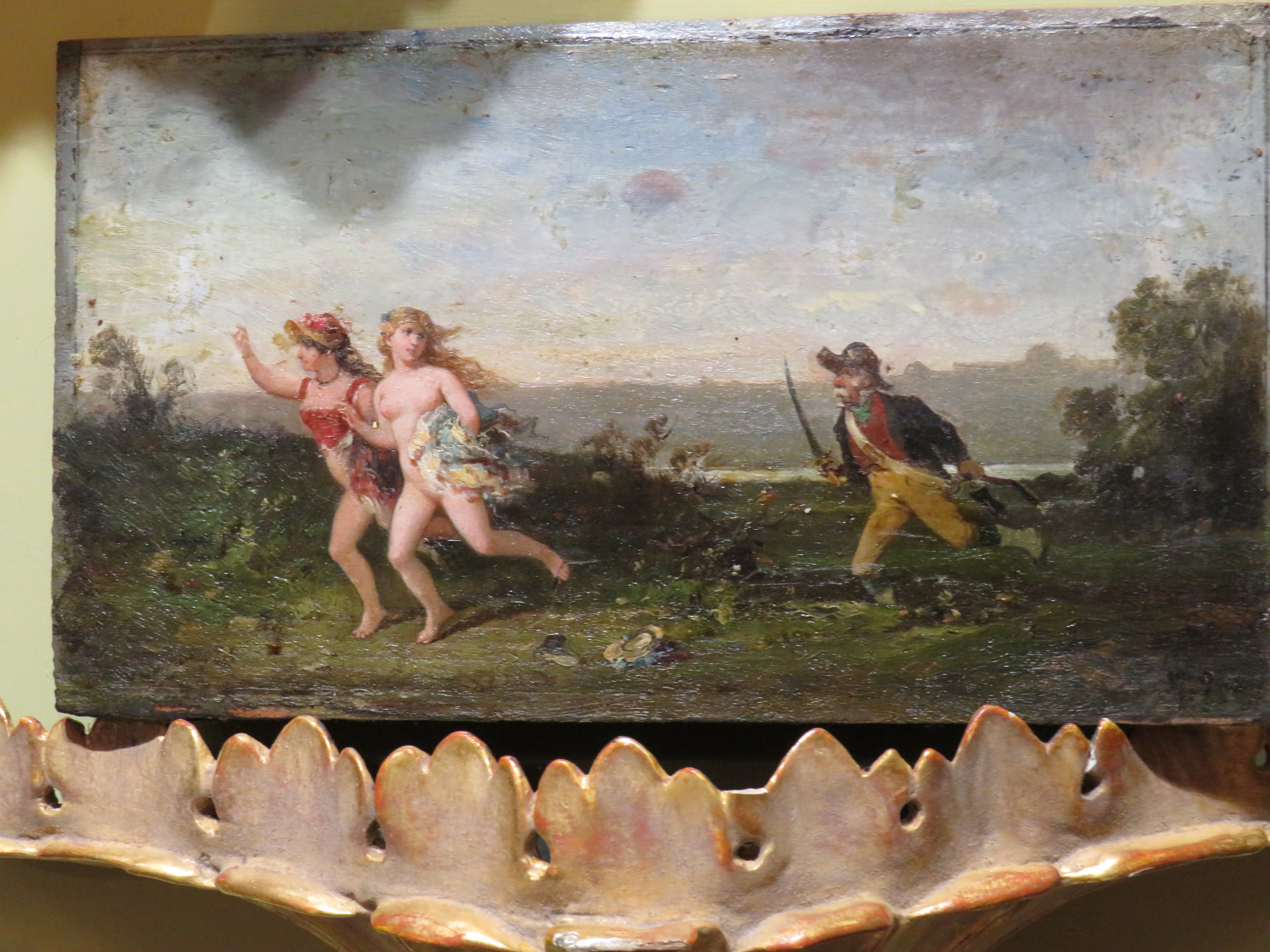 Oil on panel, circa 1820