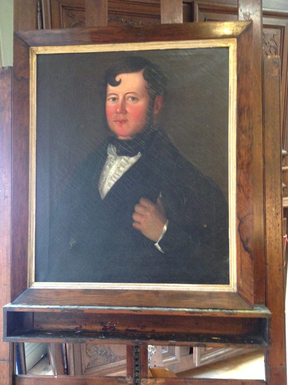 19th century oil portrait of an Irishman