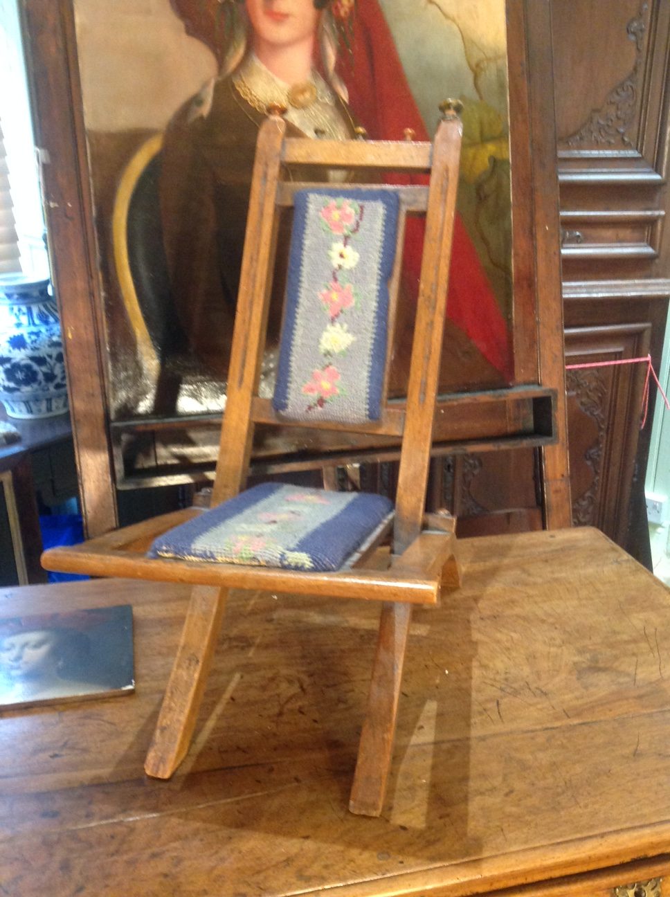 Victorian child’s steamer chair