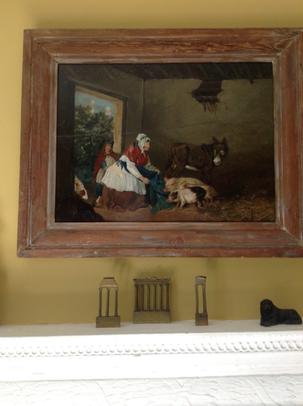 George Morland oil on oak panel
