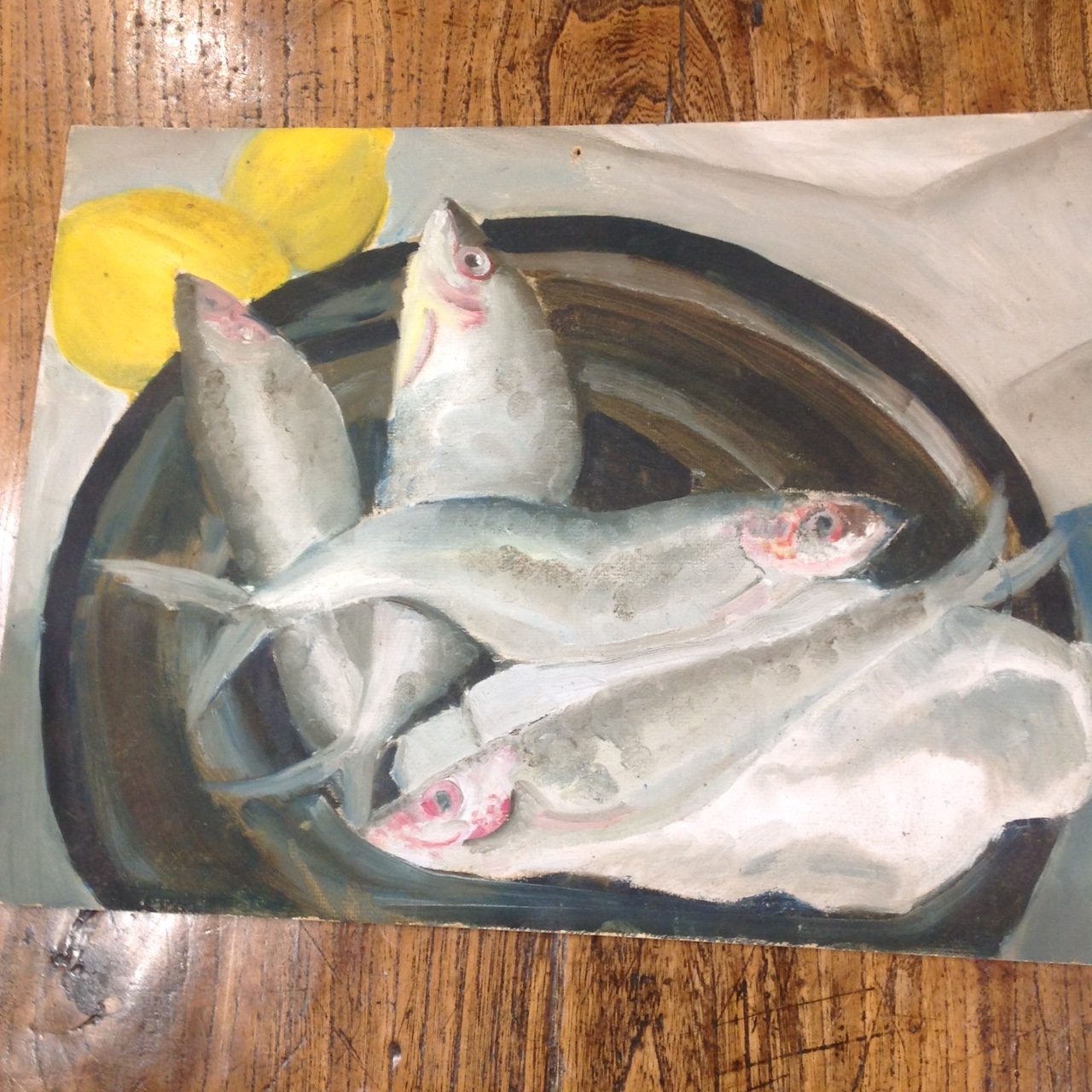 Fish on a plate