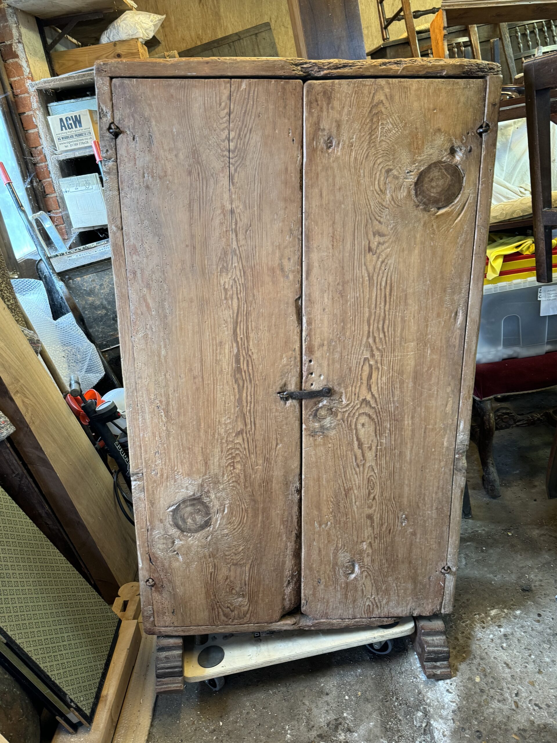 Spanish Primitive Food Cupboard 17th Century