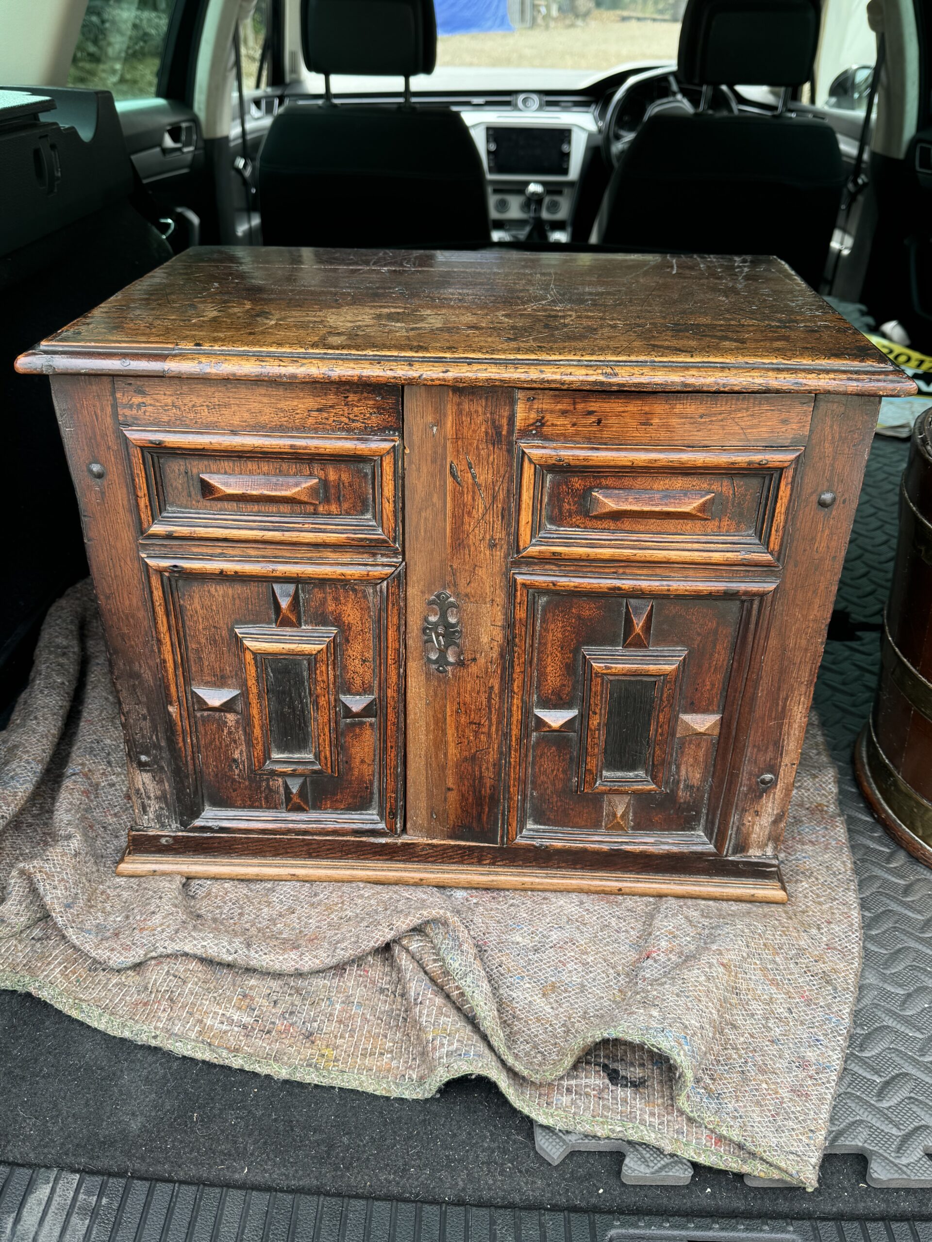 Walnut 17th century Spice Drawers