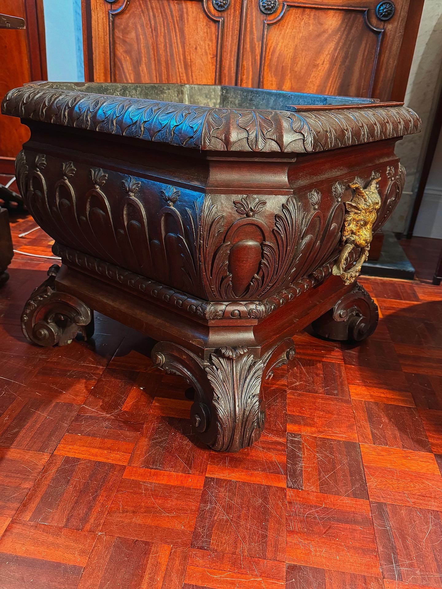 Early 18th Century Mahogany Wine Cooler, c.1730
