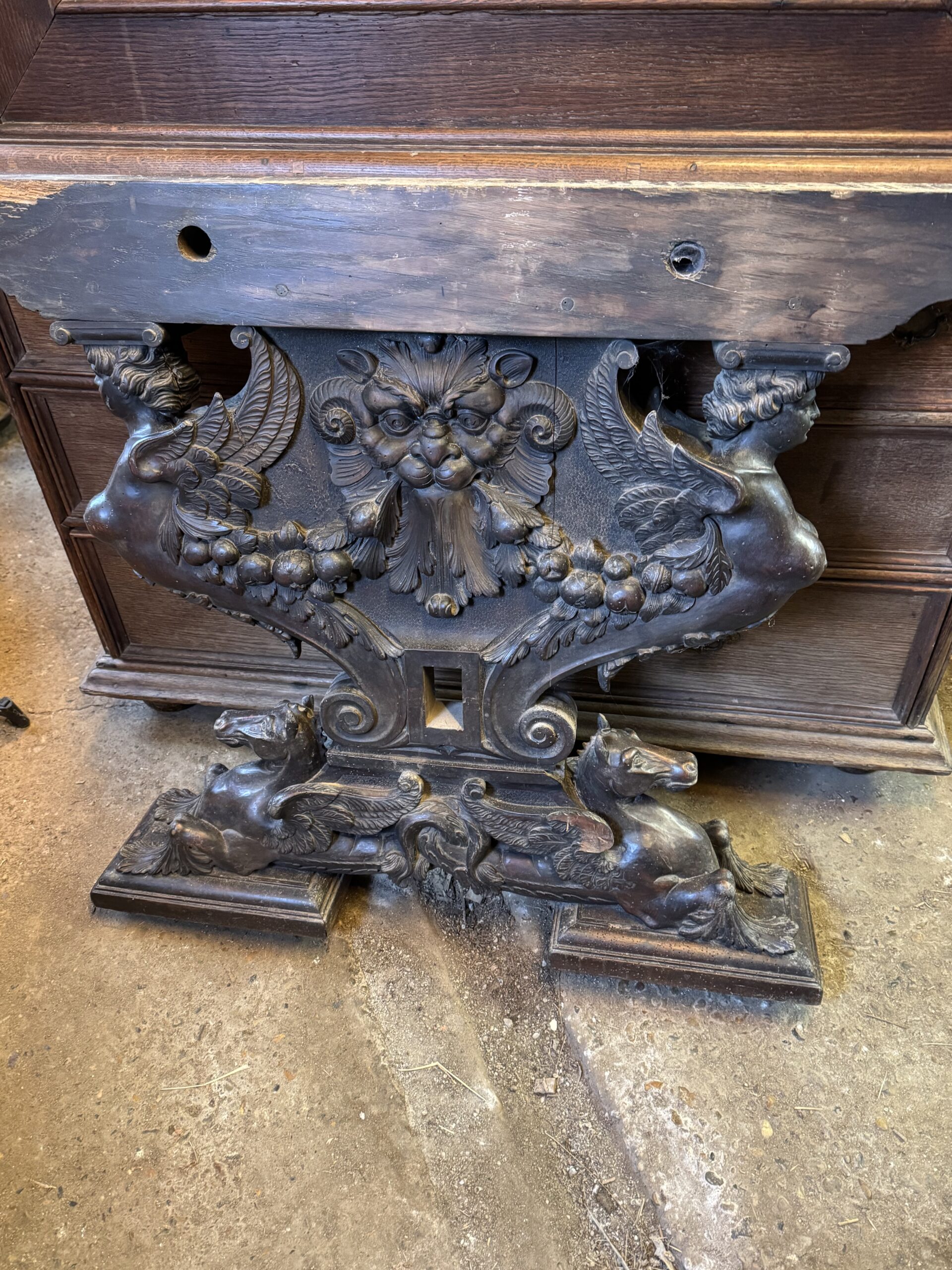 Renaissance walnut Italian Table c 1570 Renaissance walnut Italian Table c 1570